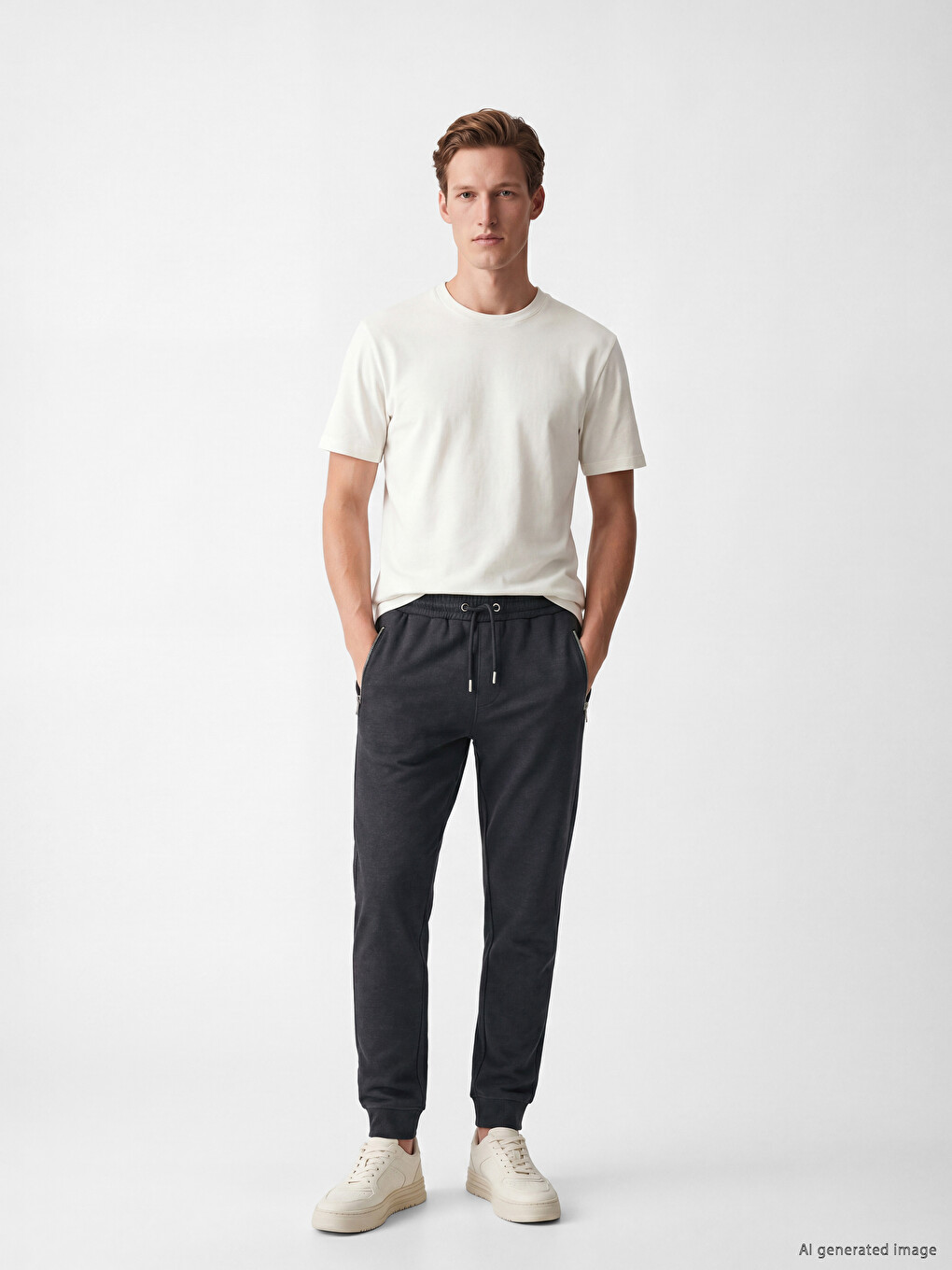 Man Anthracite Jogger Sweatpants