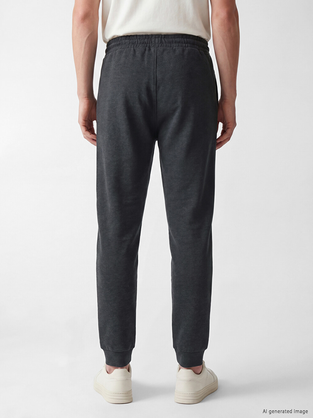 Man Anthracite Jogger Sweatpants-3