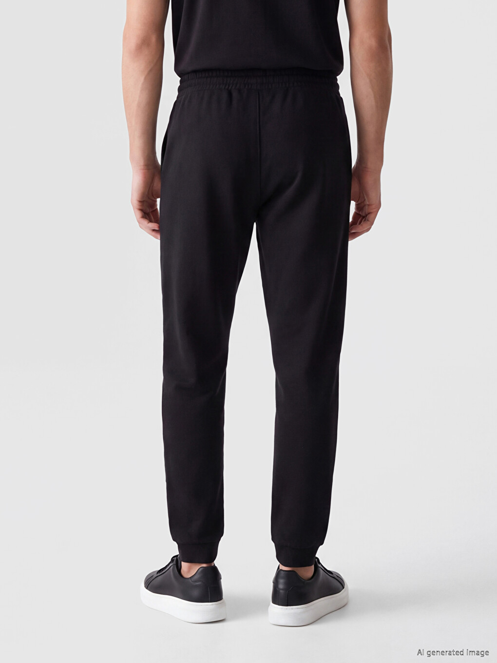 Pantaloni De Trening Jogger Negru Bărbat-2