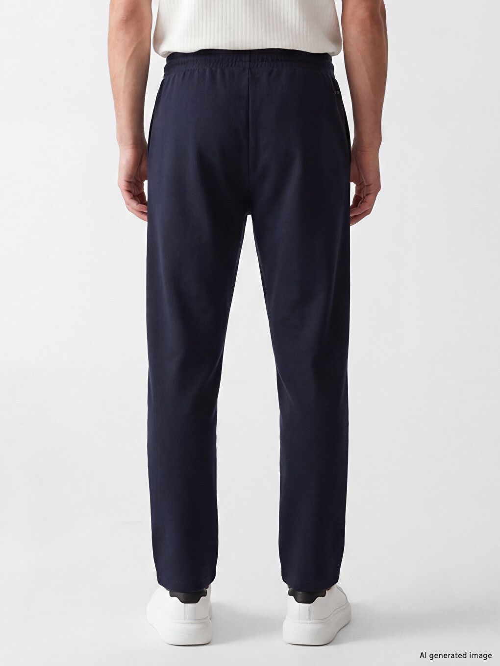 Man Navy Sweatpants-2