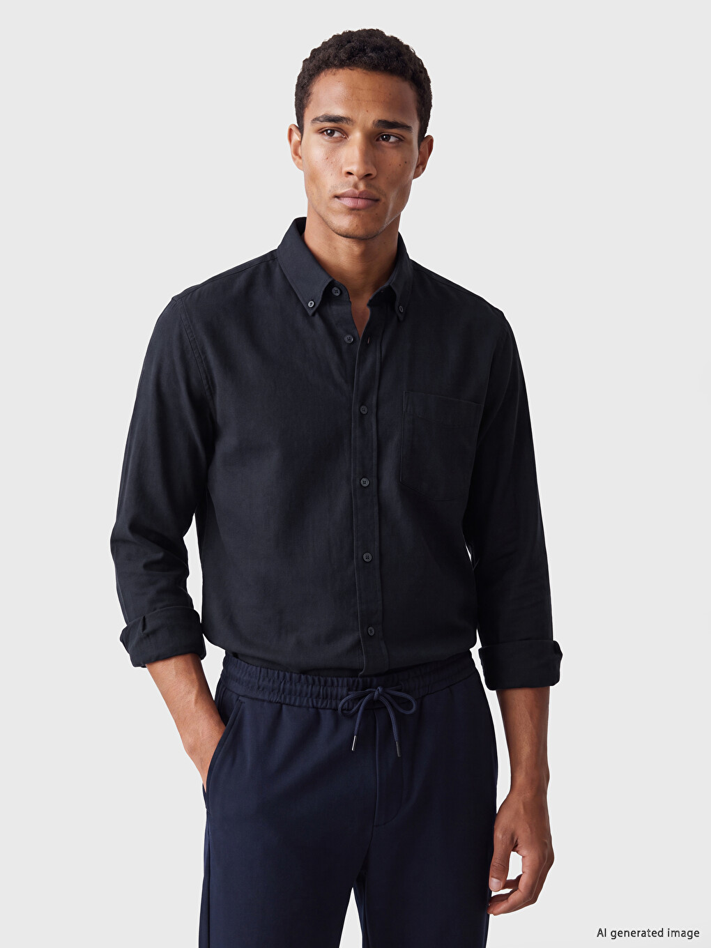 Standard Fit Gabardine Men's Shirt