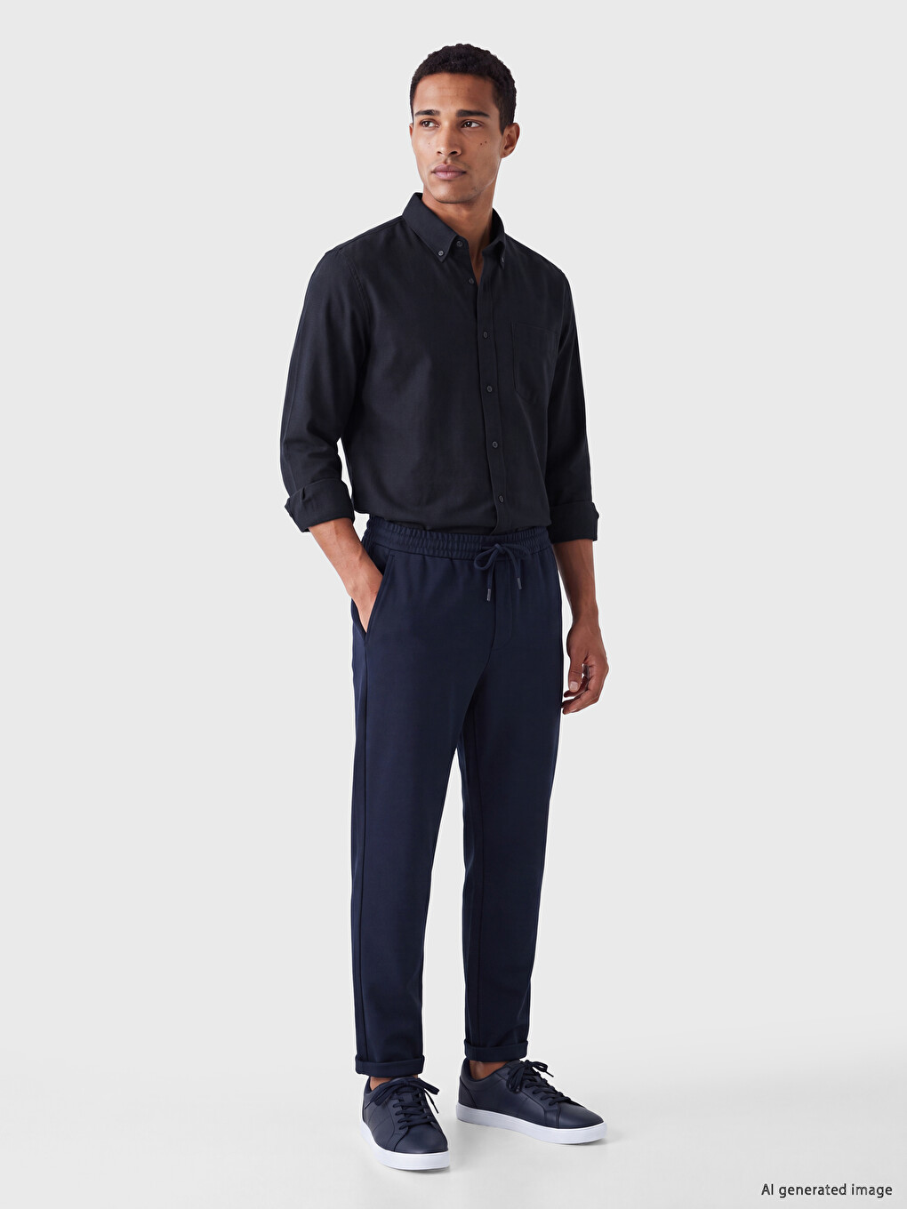 Standard Fit Gabardine Men's Shirt-1