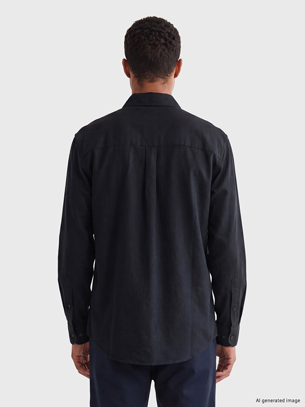 Standard Fit Gabardine Men's Shirt-2