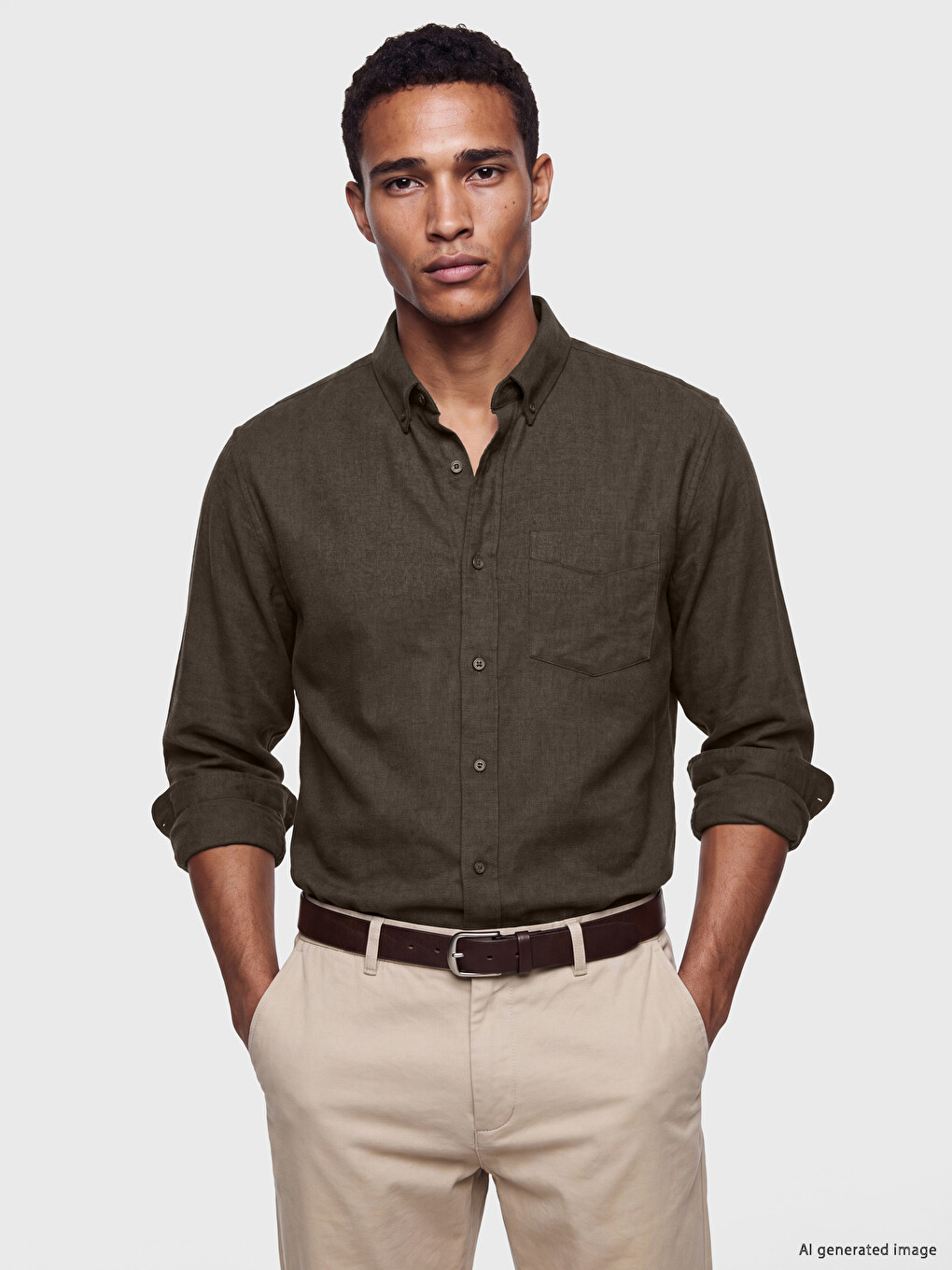 Regular Fit Gabardine Men's Shirt