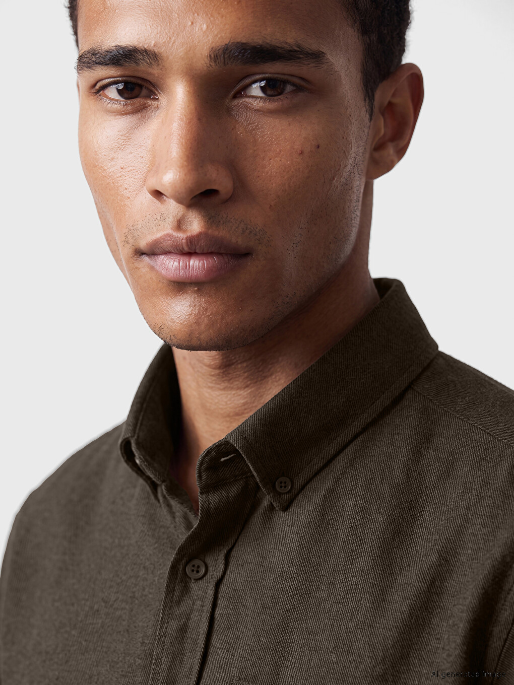 Regular Fit Gabardine Men's Shirt-2