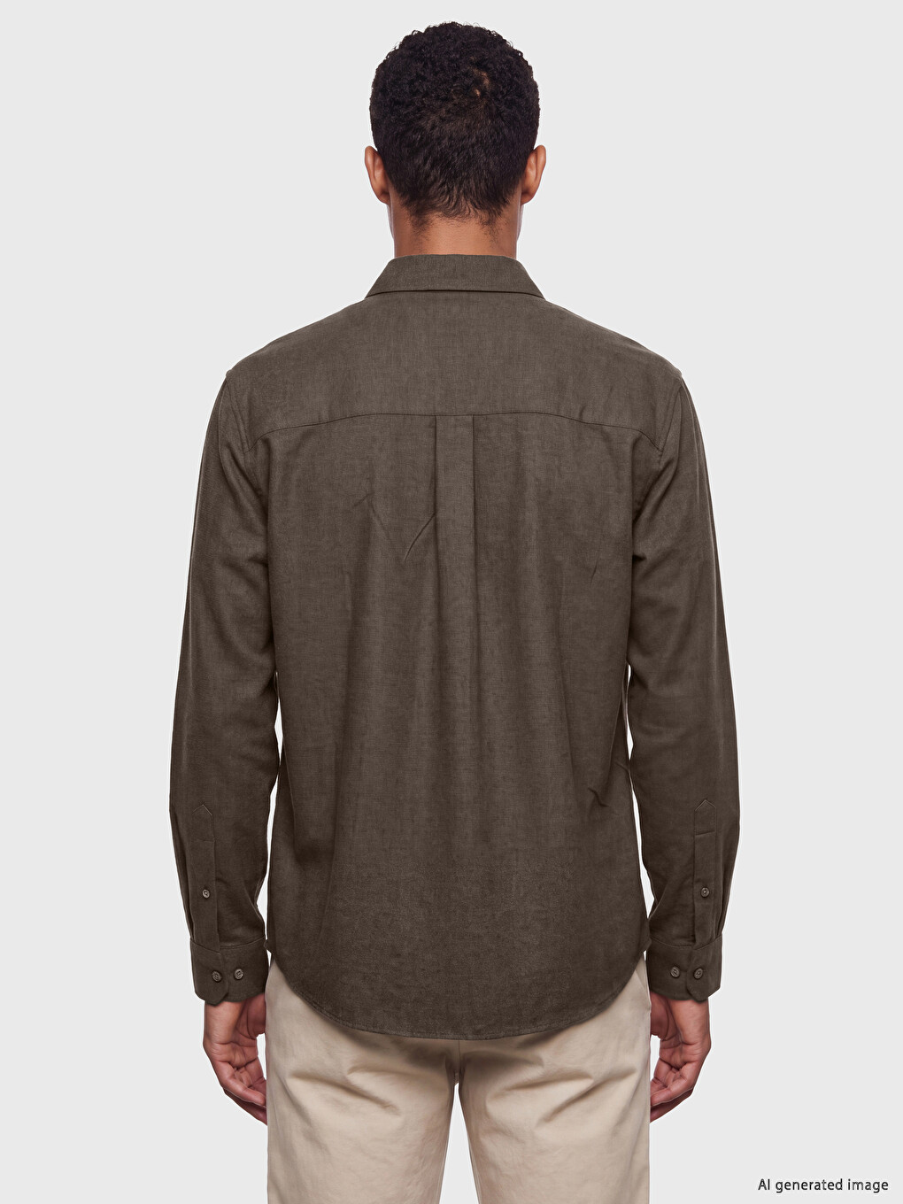 Regular Fit Gabardine Men's Shirt-3