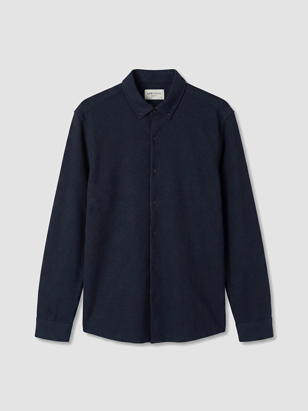 Slim Fit Textured Men's Shirt-3
