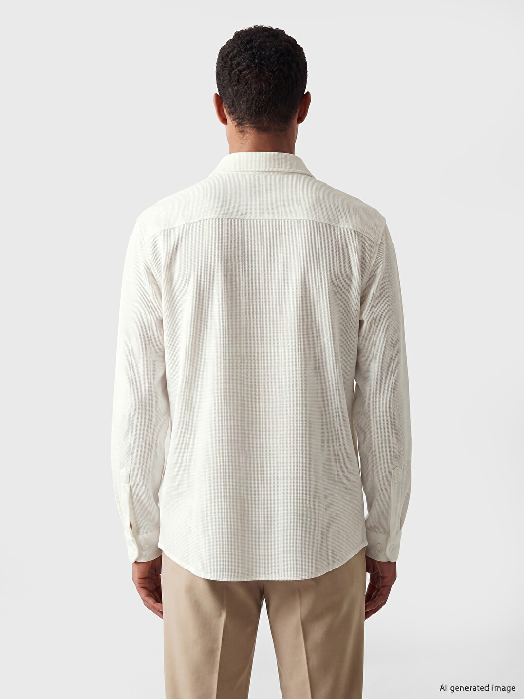 Slim Fit Textured Men's Shirt-3