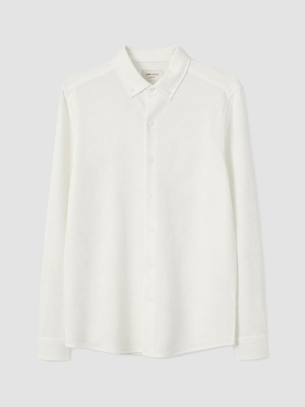 Slim Fit Textured Men's Shirt-4