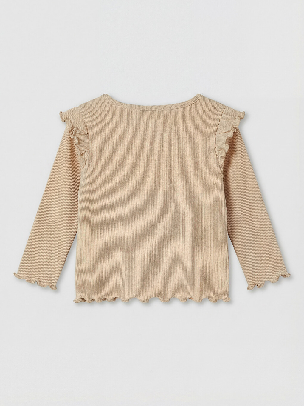 Lot De 3 T-shirts En Maille À Volants Pour Bébé Fille-2