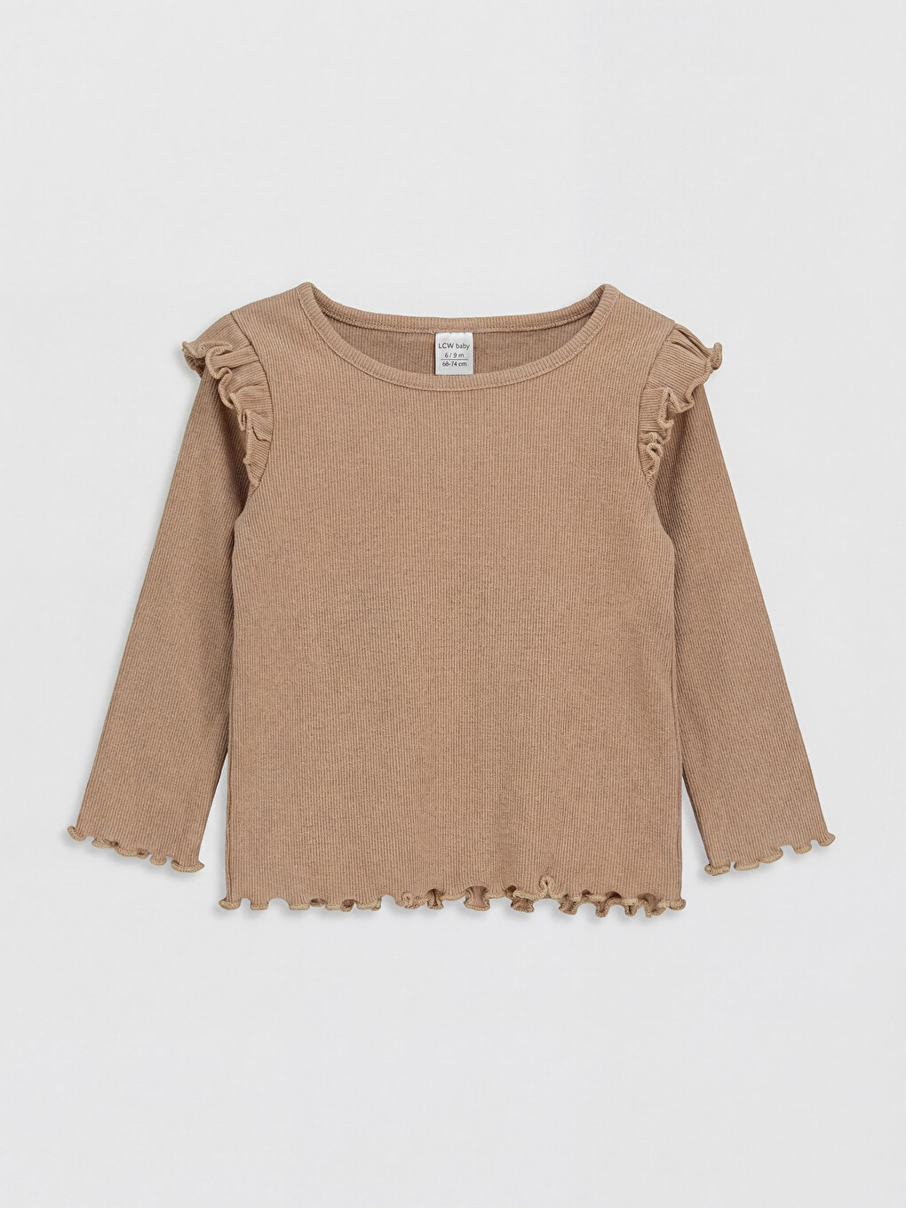 Lot De 3 T-shirts En Maille À Volants Pour Bébé Fille-3