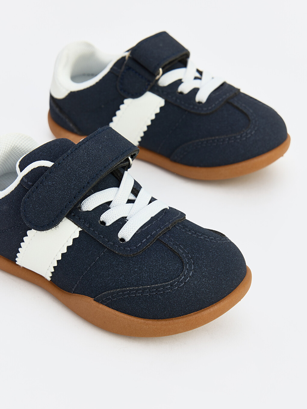 Faux Suede Mesh Boys' Sneakers-2