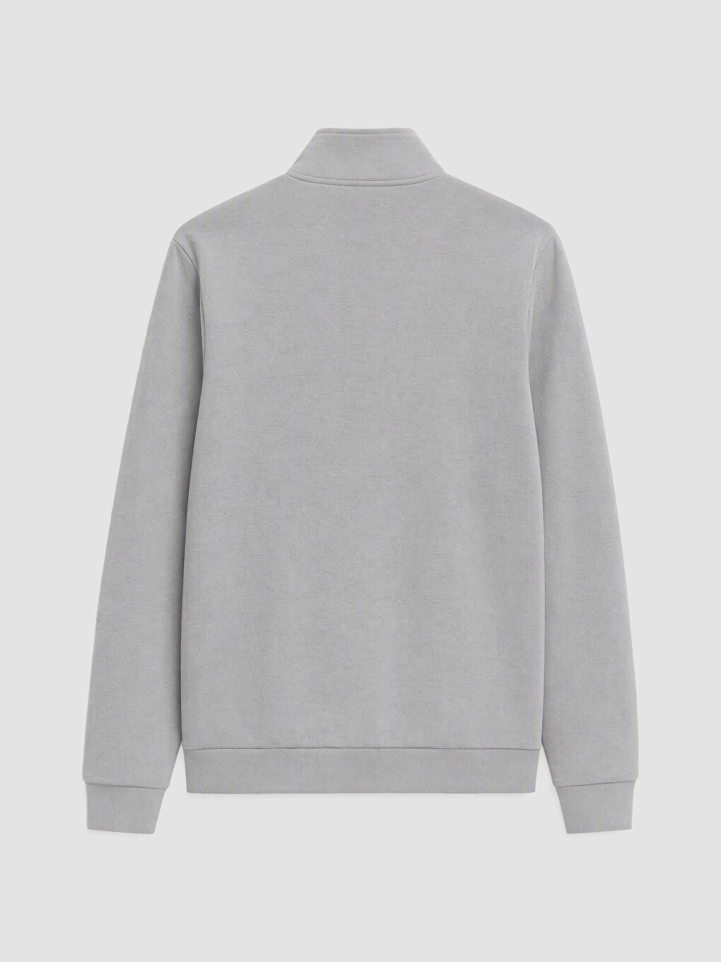 Mock Neck Men's Zip-up Sweatshirt-2