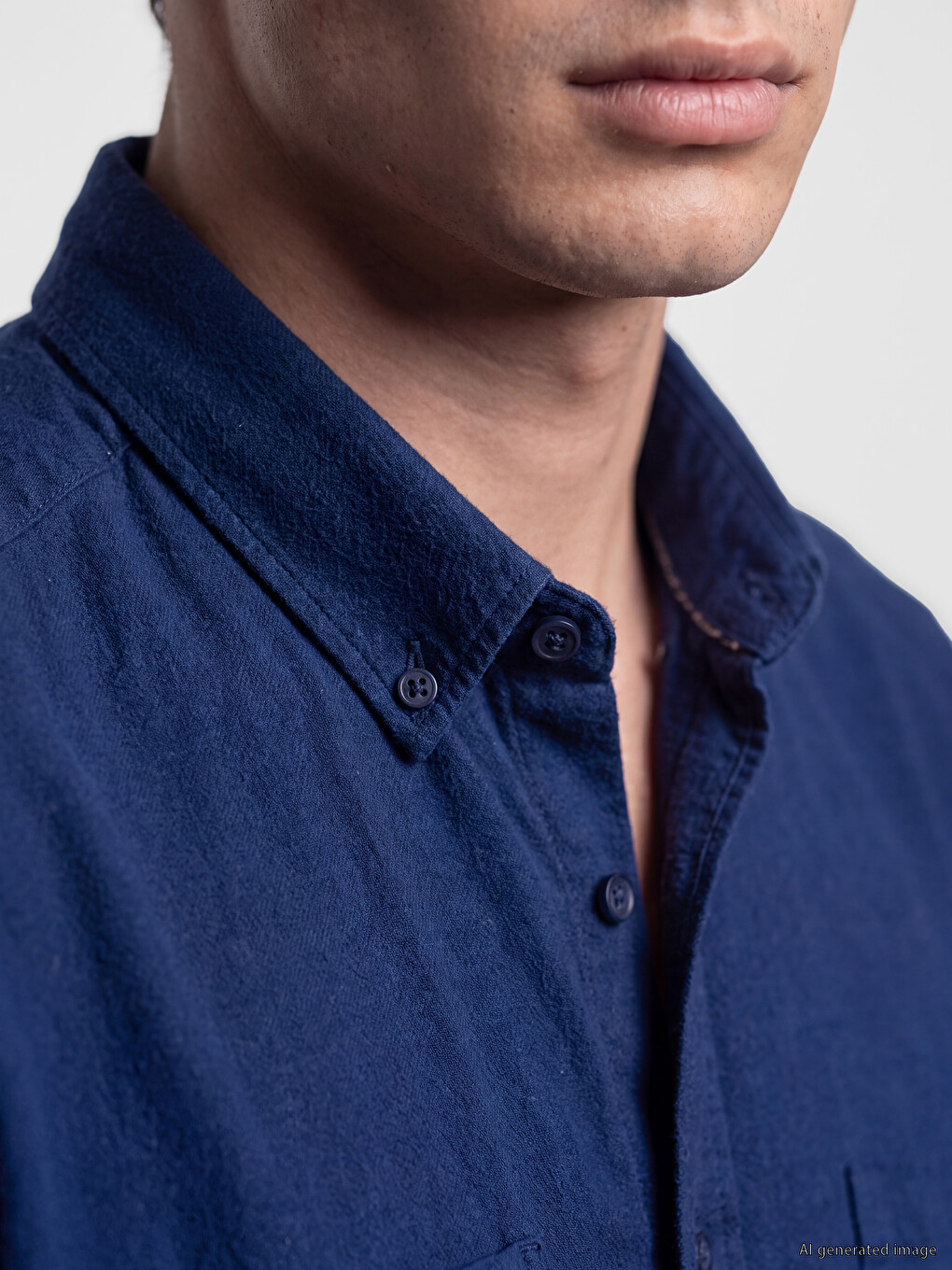Standard Fit Men's Gabardine Shirt-2