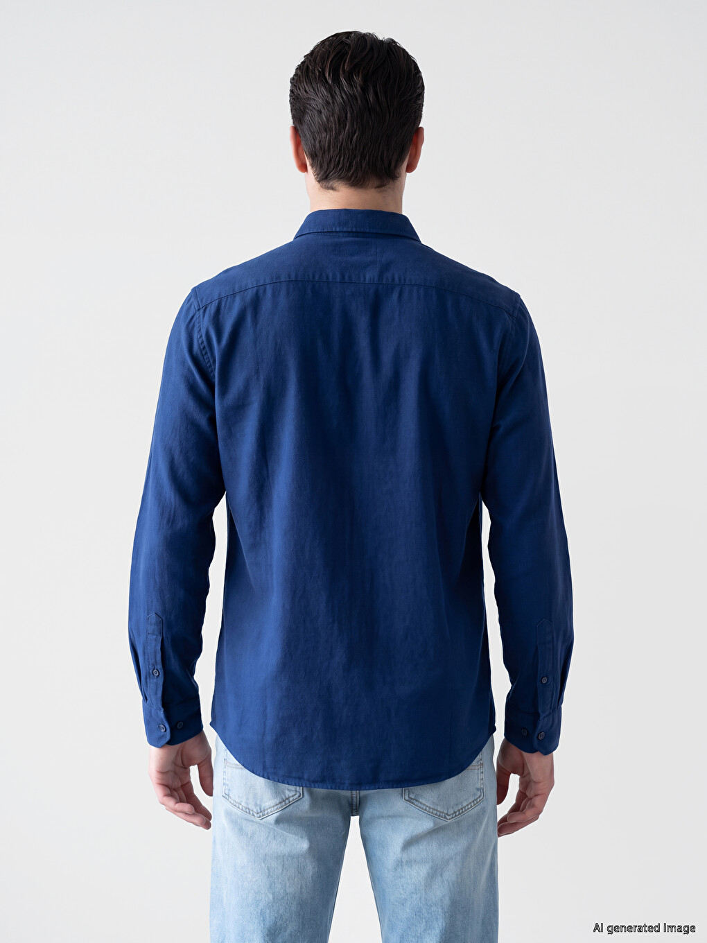 Standard Fit Men's Gabardine Shirt-3