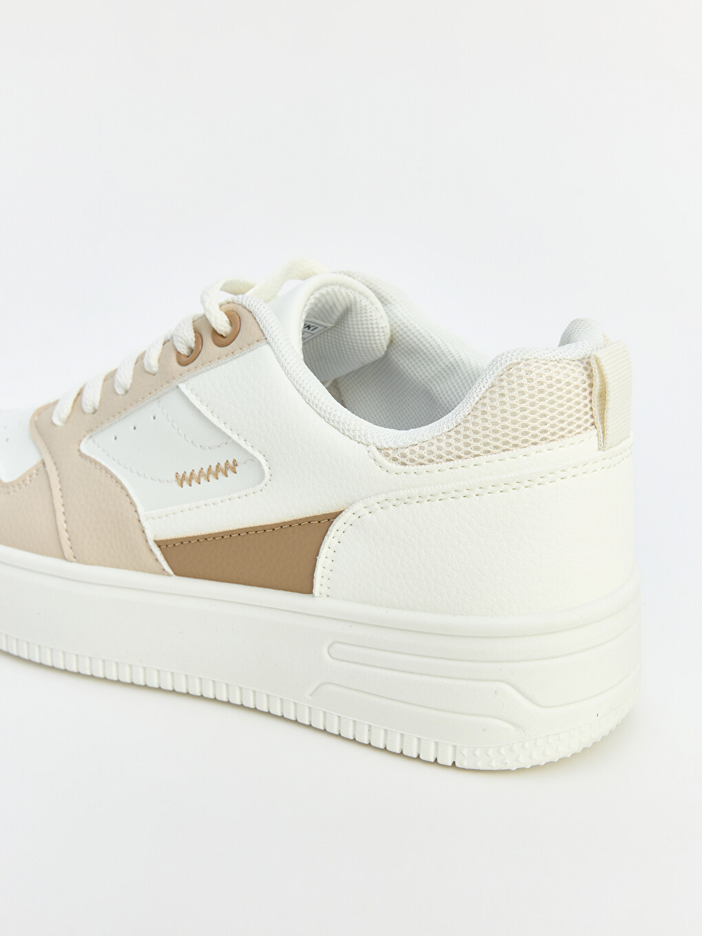 Faux Leather Women's Sneakers-4