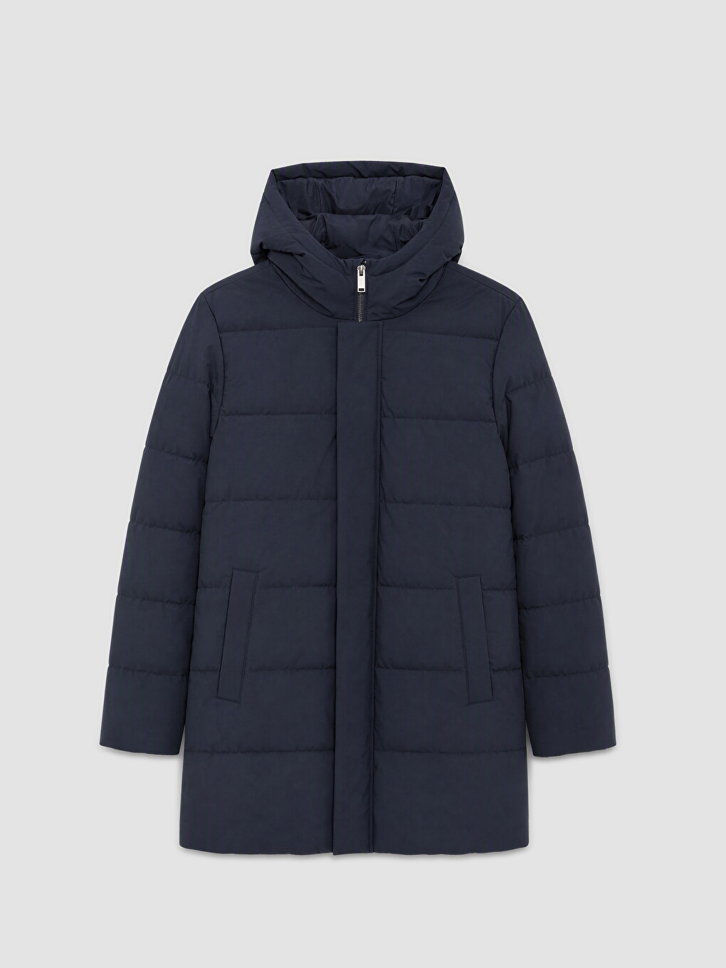 Regular Fit Hooded Men's Puffer Coat
