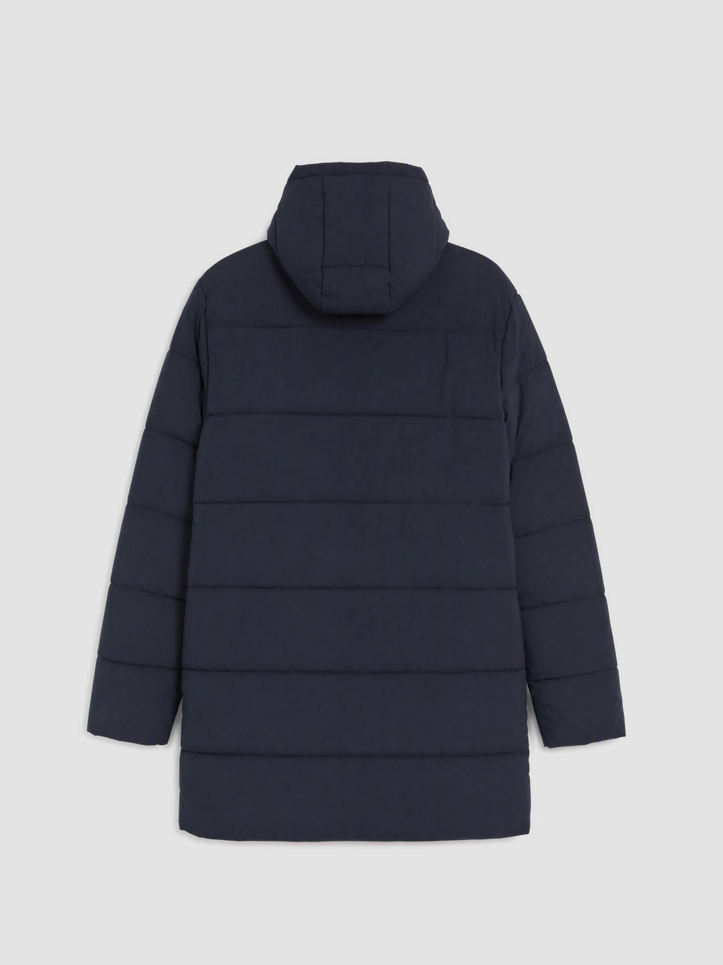Regular Fit Hooded Men's Puffer Coat-1