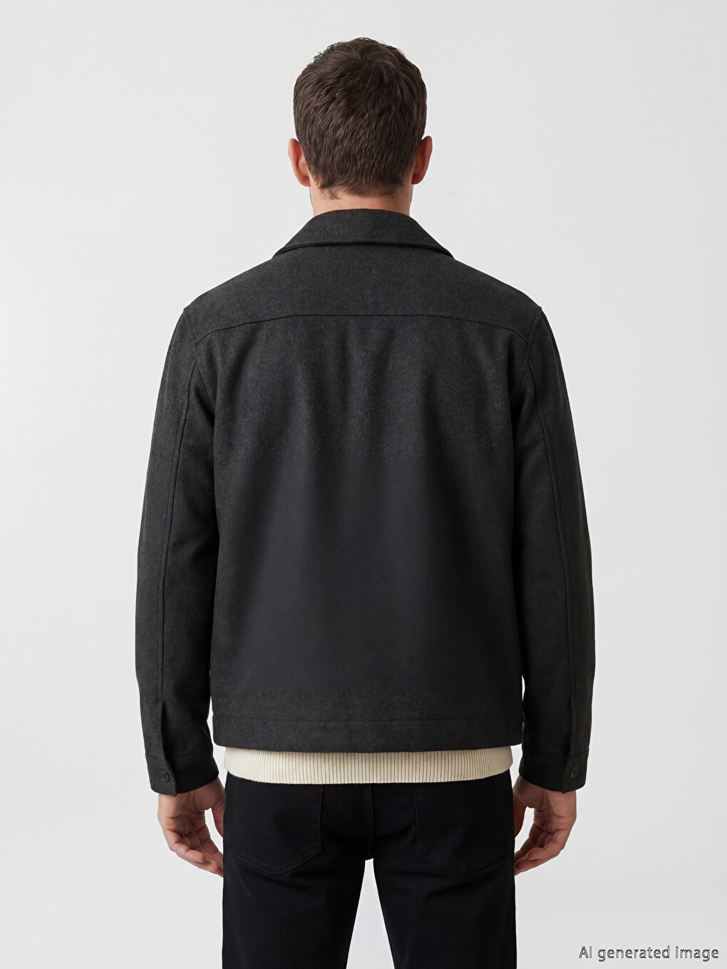 Regular Fit Men's Overshirt-3