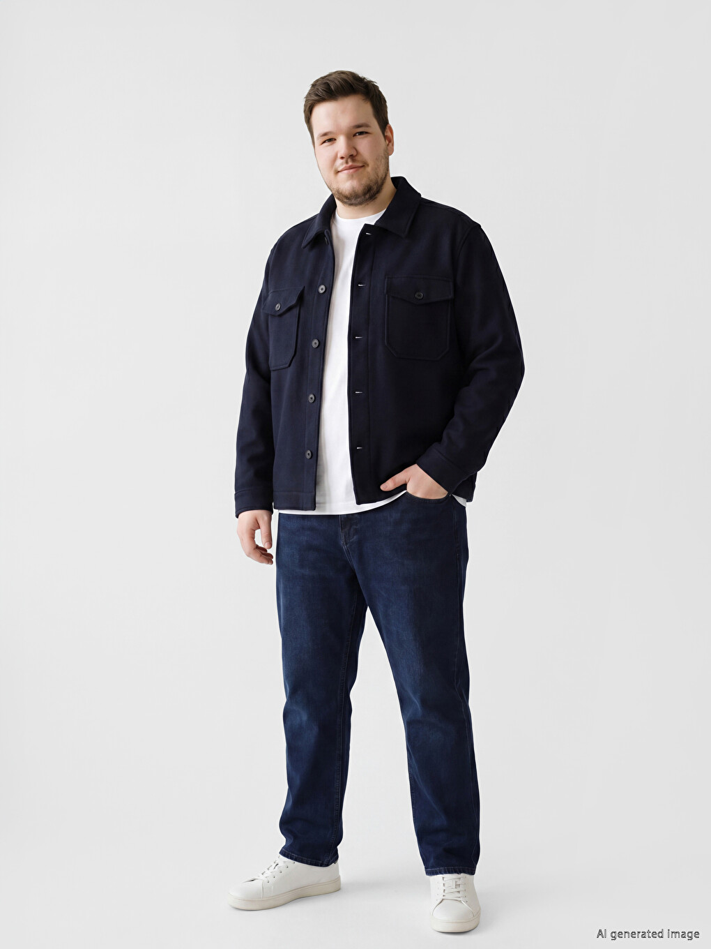 Regular Fit Men's Overshirt-1