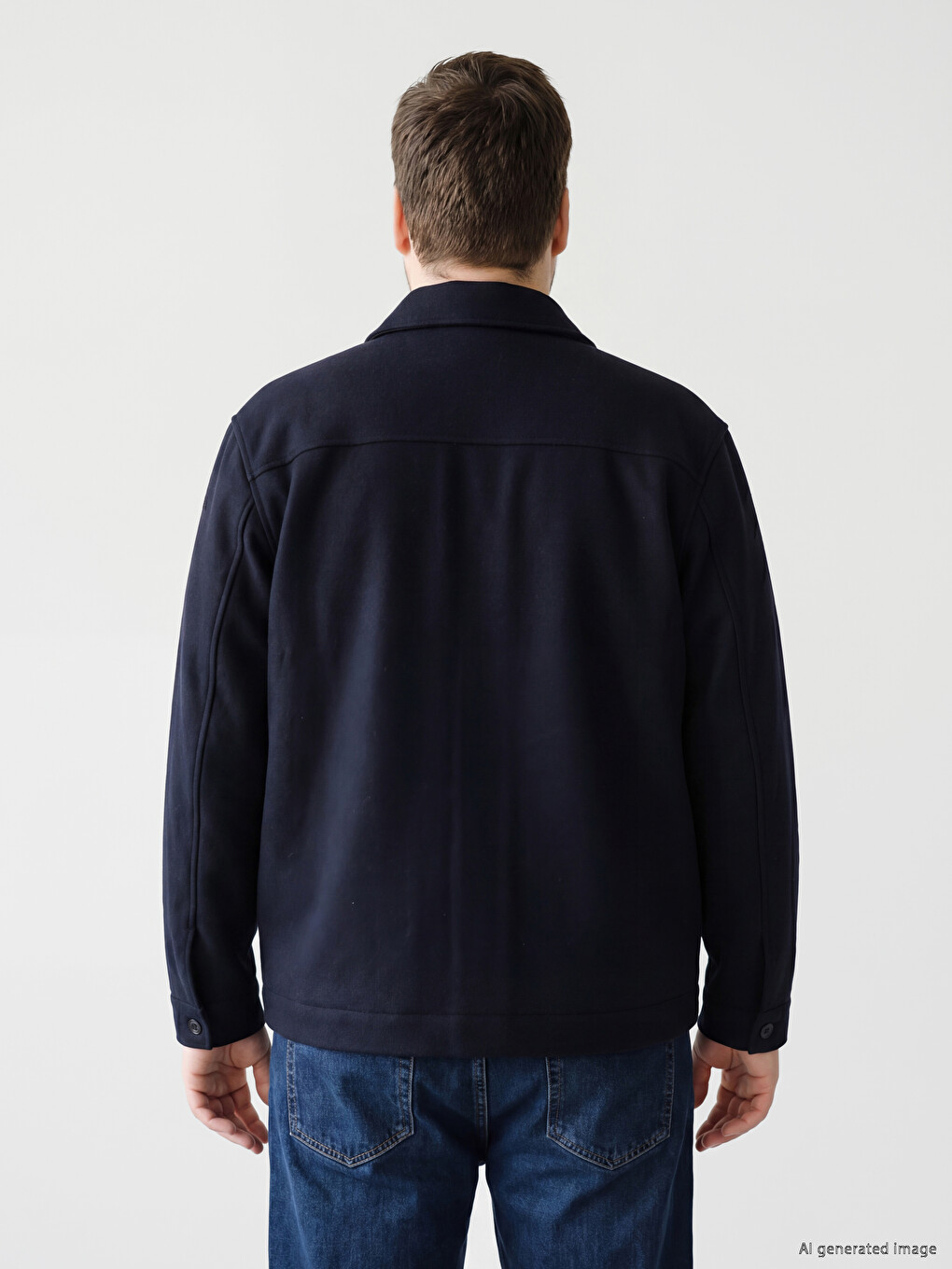 Regular Fit Men's Overshirt-3