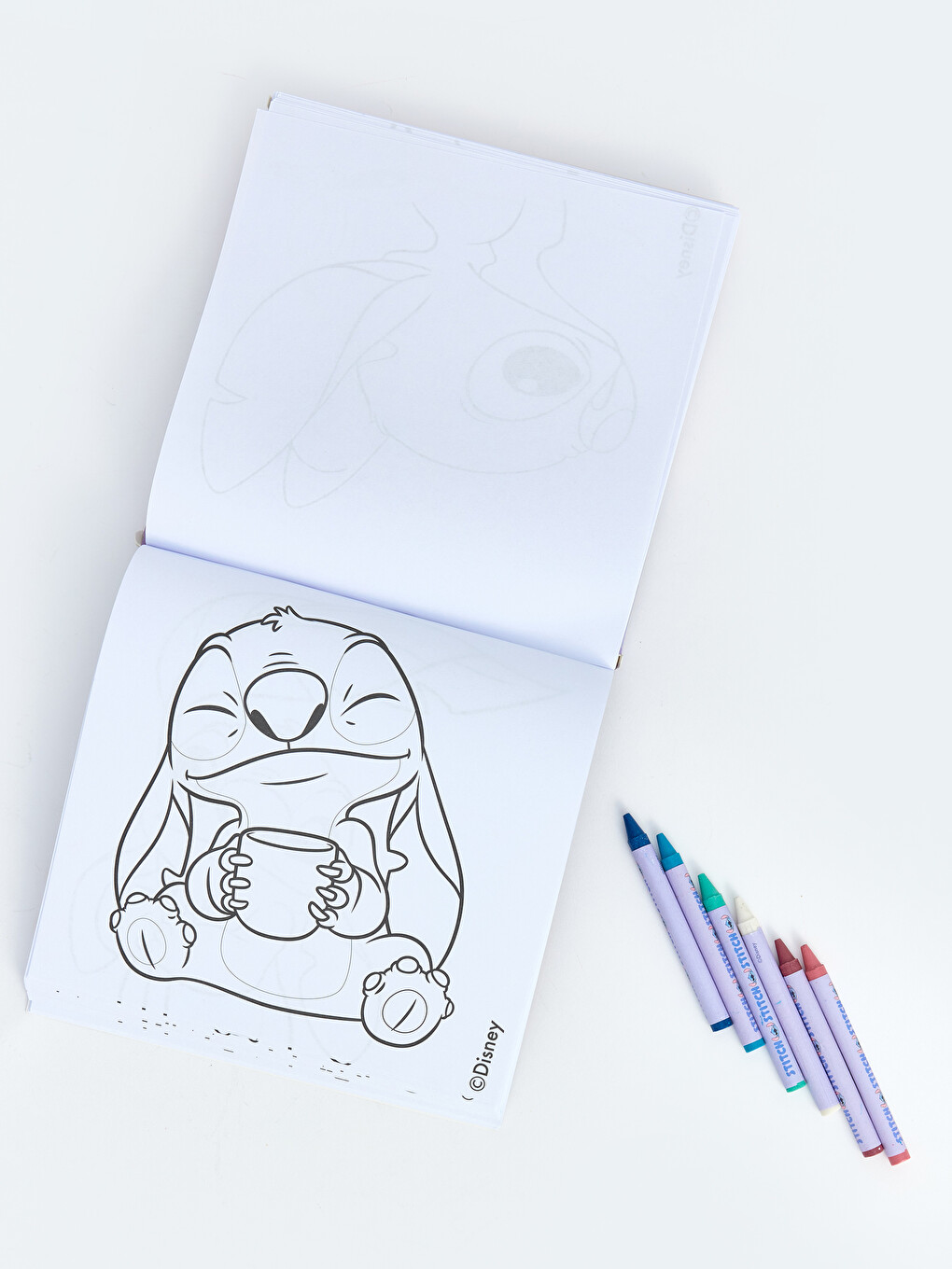 Set De Pictură Pentru Fetiță Cu Imprimeu Stitch-1