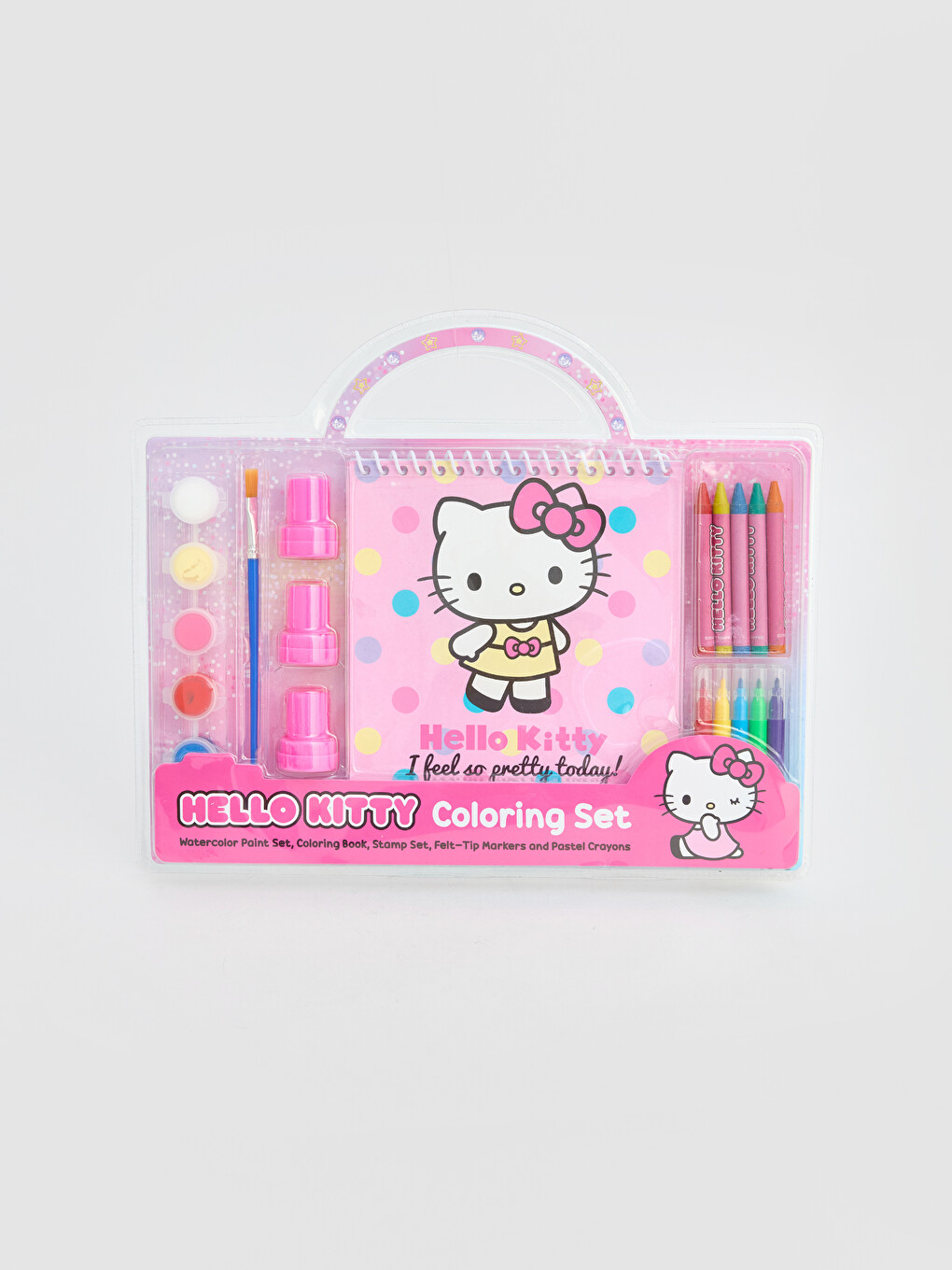 Hello Kitty Figürlü Kız Çocuk Boyama Seti-1