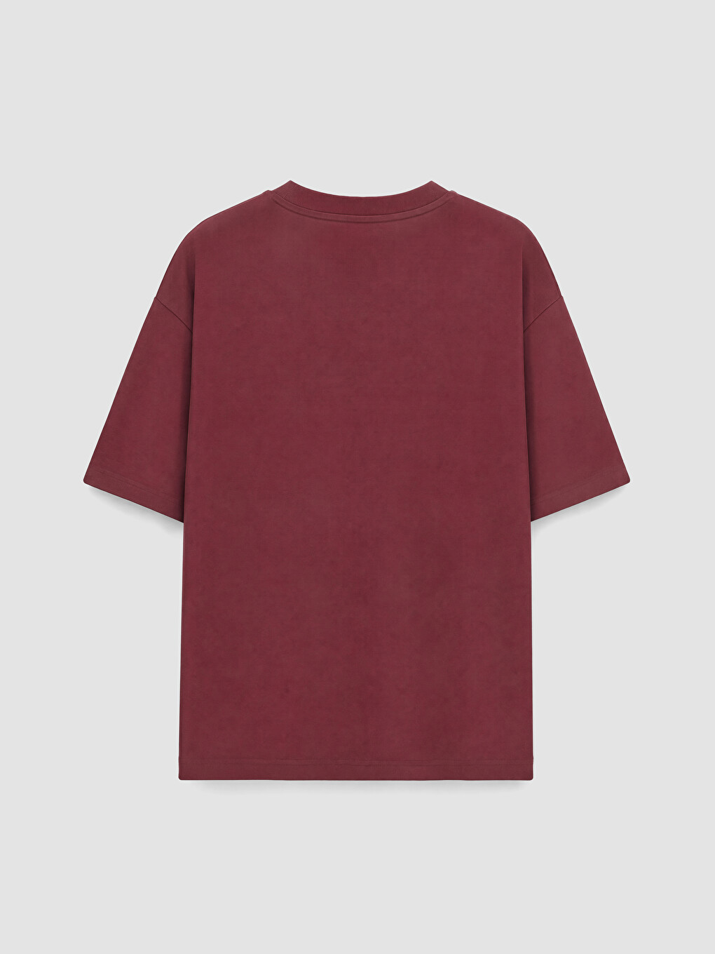 Bordo Bisiklet Yaka Kadın Pijama Takımı-6