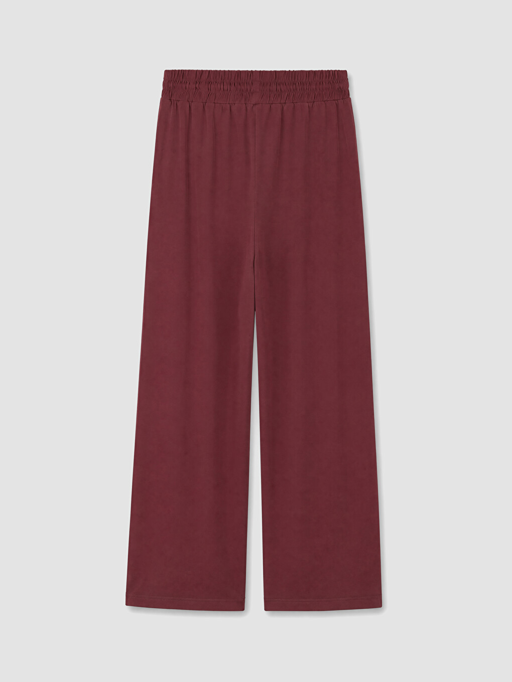 Bordo Bisiklet Yaka Kadın Pijama Takımı-10