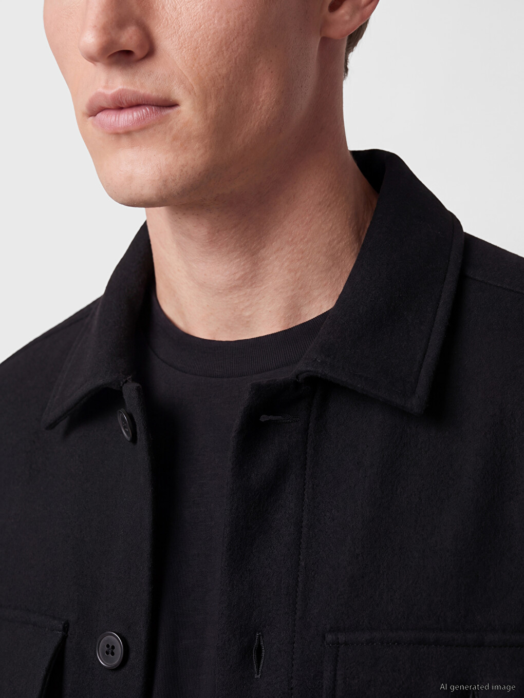 Regular Fit Herren Hemdjacke-2