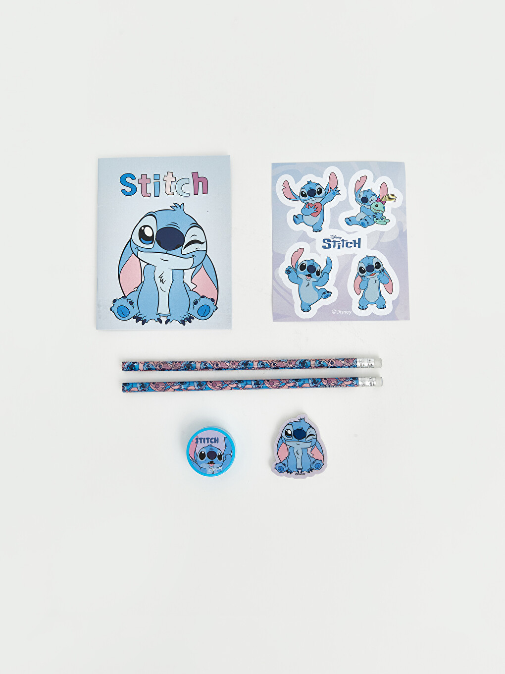Lilo Ve Stitch Baskılı Kız Çocuk Kırtasiye Seti