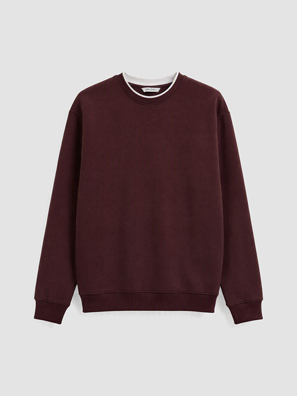 Crew Neck Men's Thick Sweatshirt
