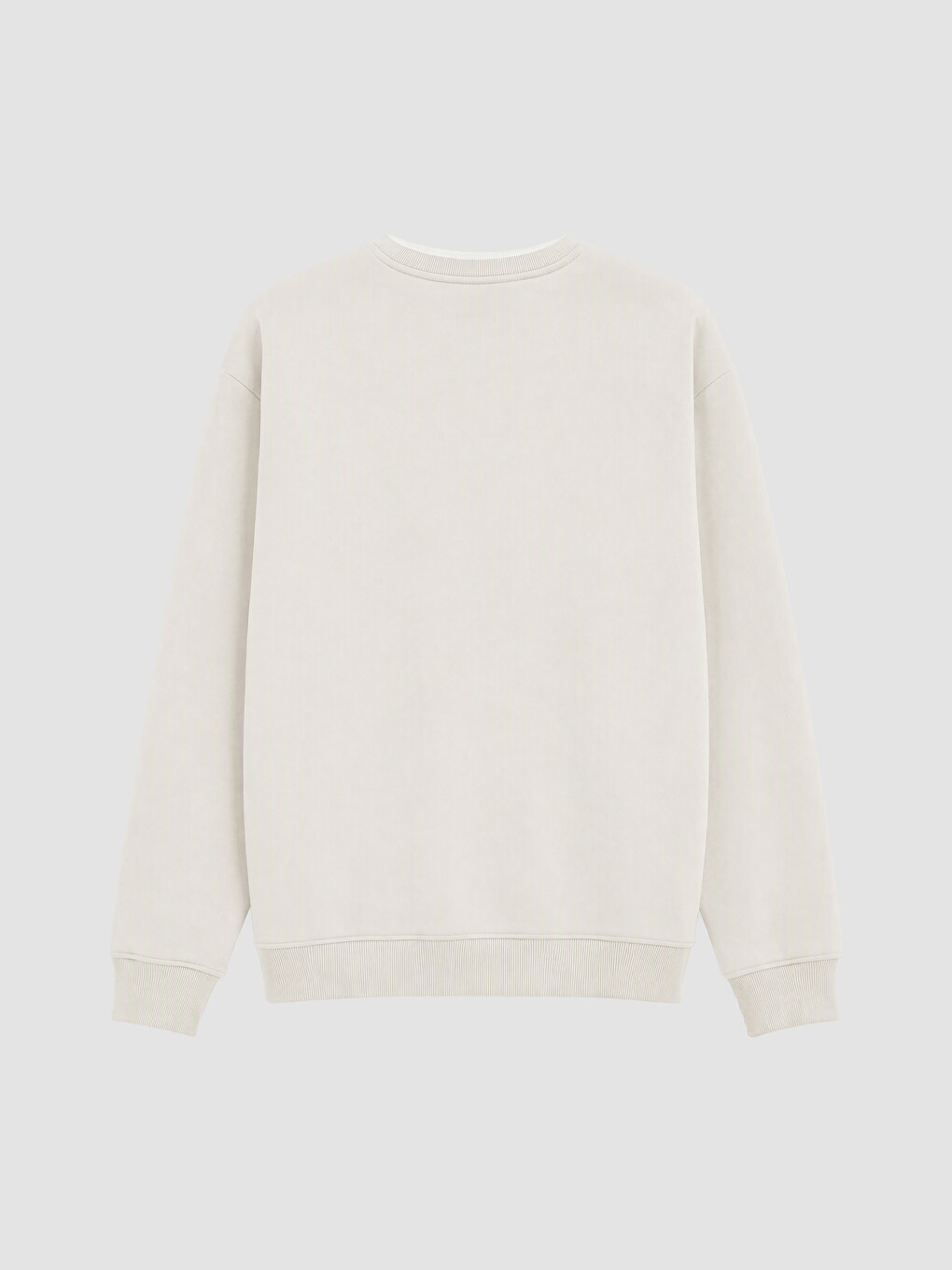 Crew Neck Men's Thick Sweatshirt