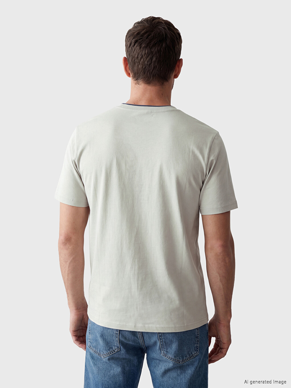Crew Neck Printed Men's T-shirt-2