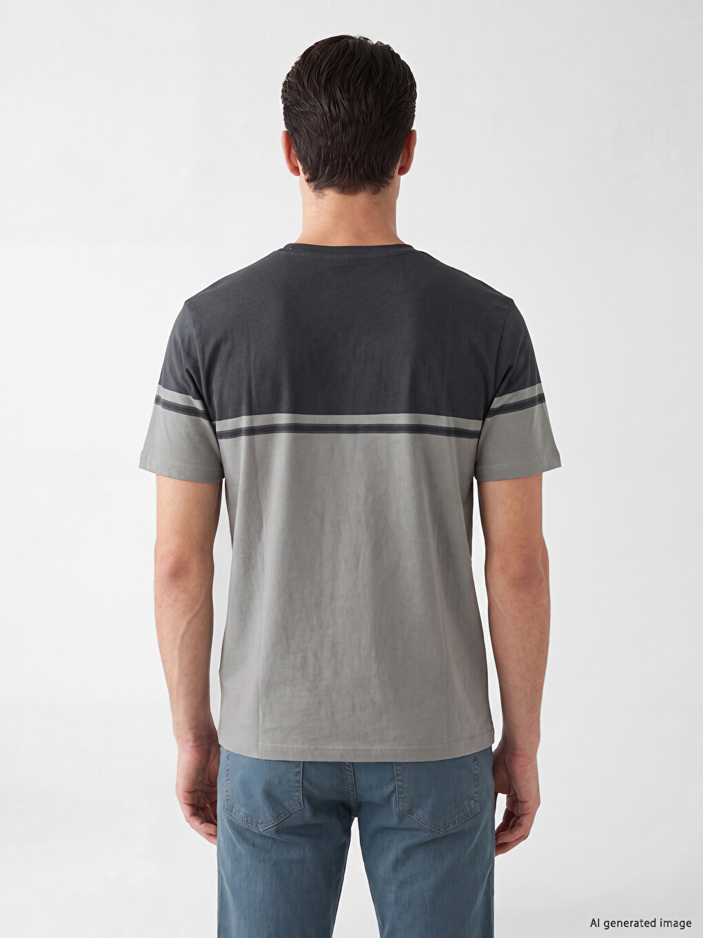 Crew Neck Jersey Men's T-shirt-3