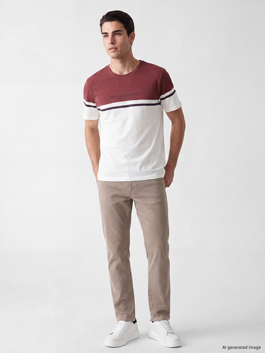 Crew Neck Jersey Men's T-shirt-1
