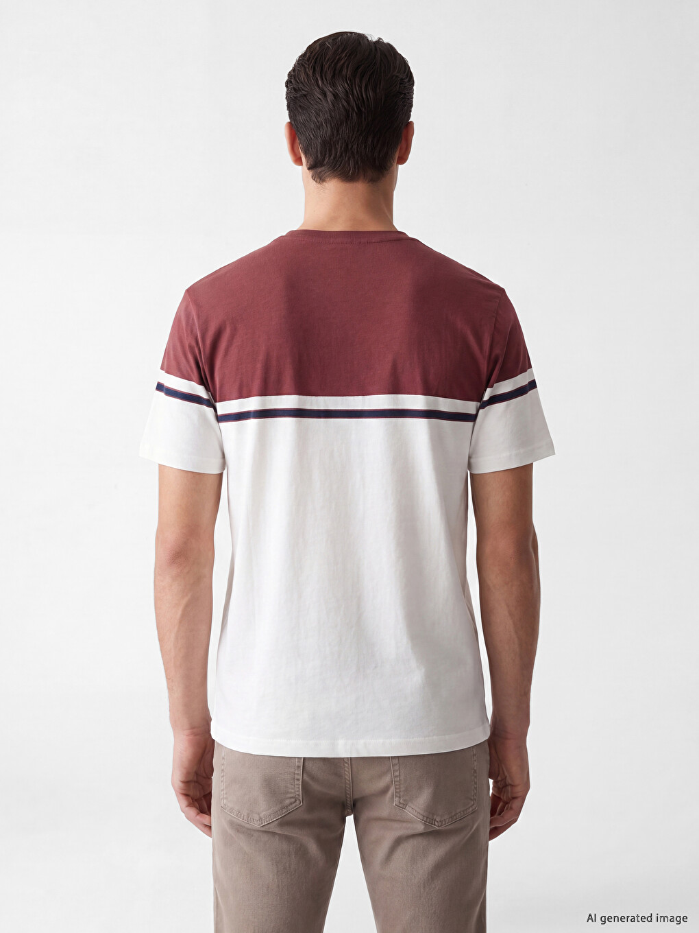 Crew Neck Jersey Men's T-shirt-3