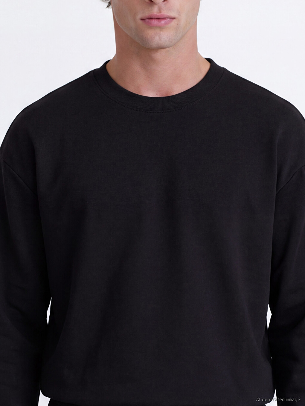 Crew Neck Men's Sweatshirt-2