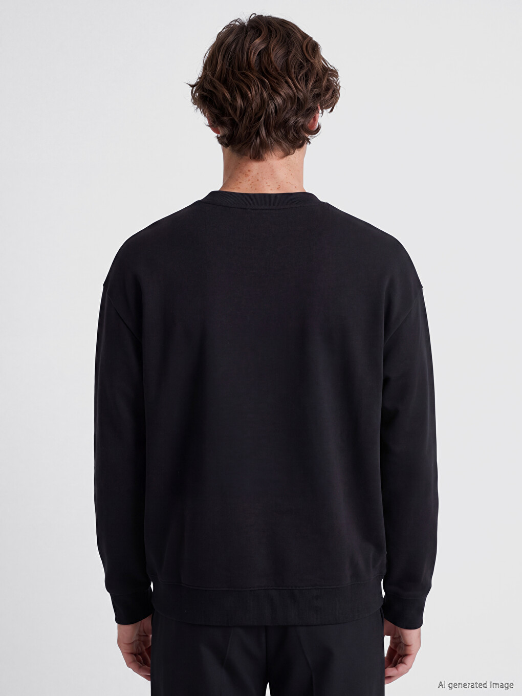 Crew Neck Men's Sweatshirt-3