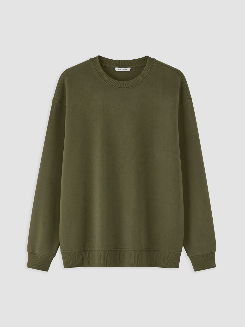 Man Khaki Sweatshirt