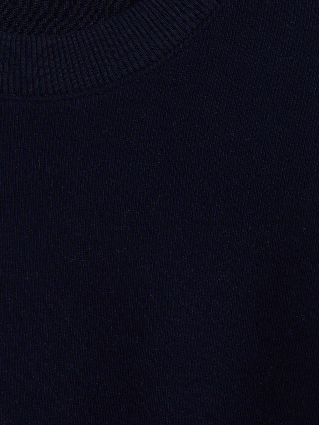 Lacivert Bisiklet Yaka Erkek Sweatshirt-2