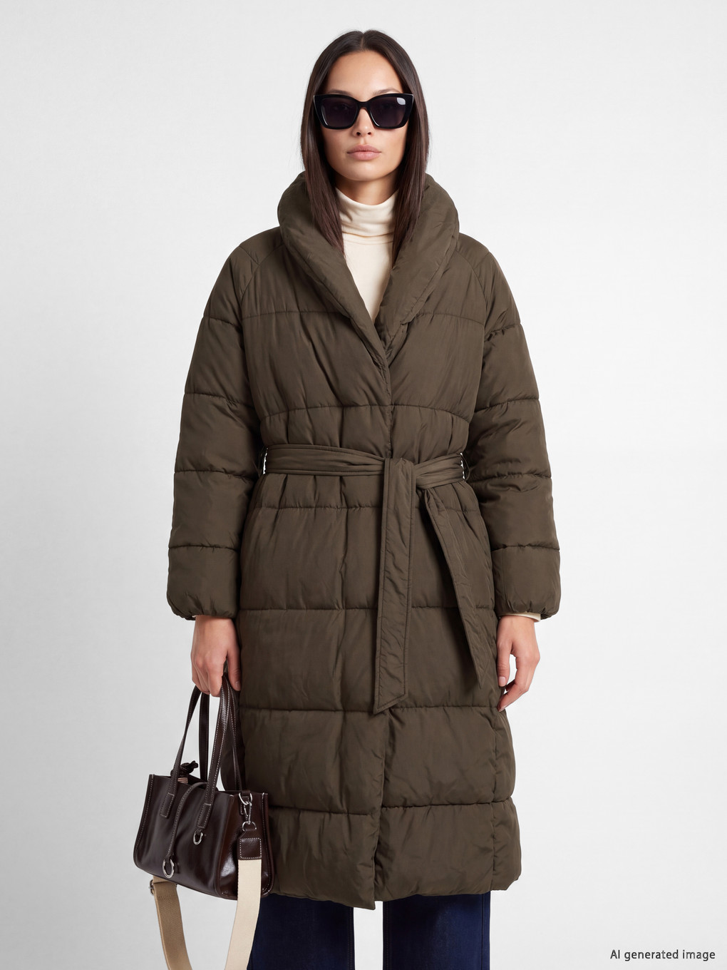 Pallto Puffer Me Jakë Shalli Për Gra-1