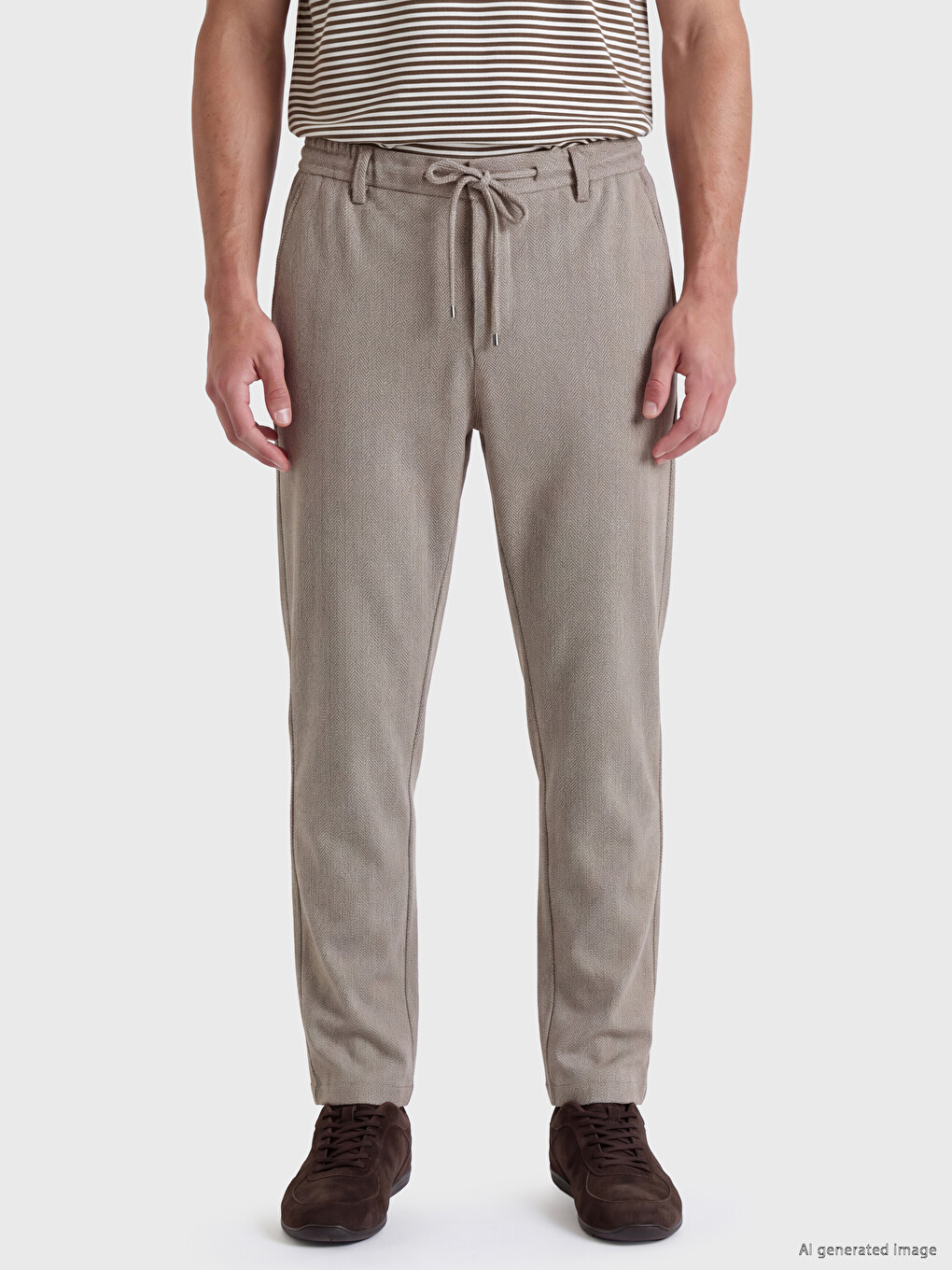Regular Fit Men's Trousers-1