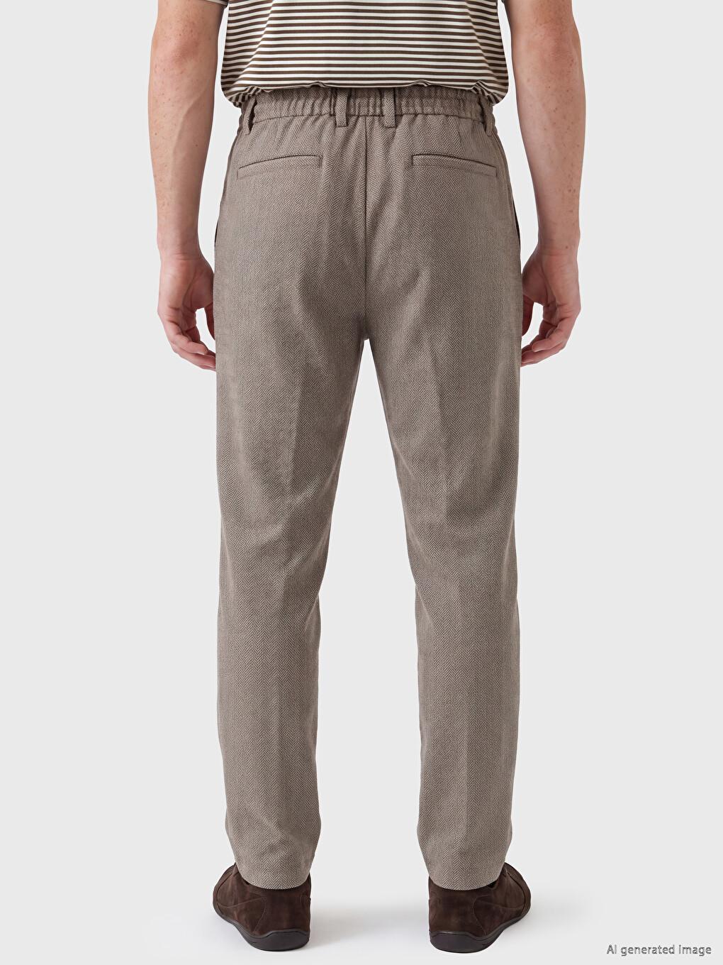Regular Fit Men's Trousers-3