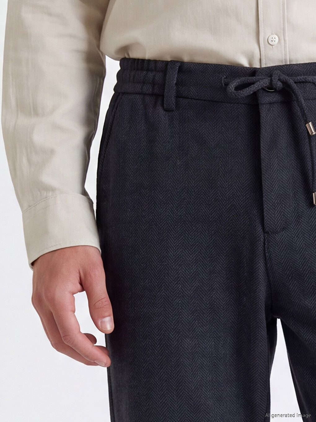Regular Fit Men's Trousers-2