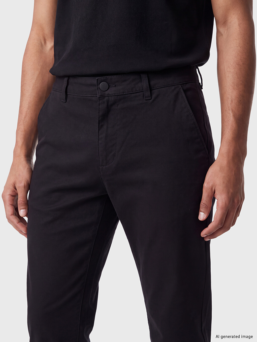 Man Navy Trousers-2