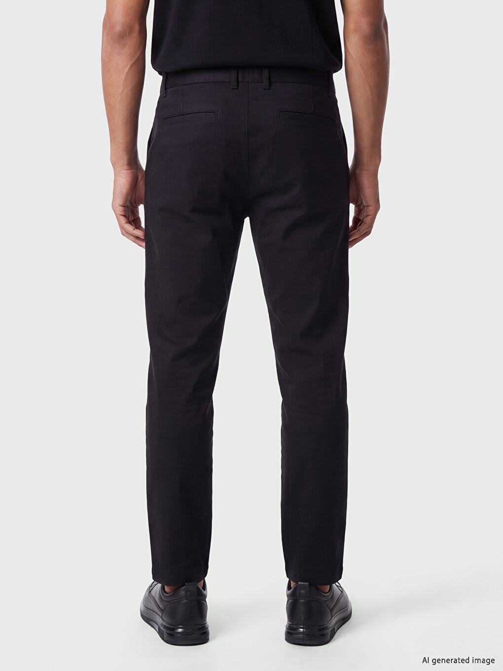 Man Navy Trousers-3