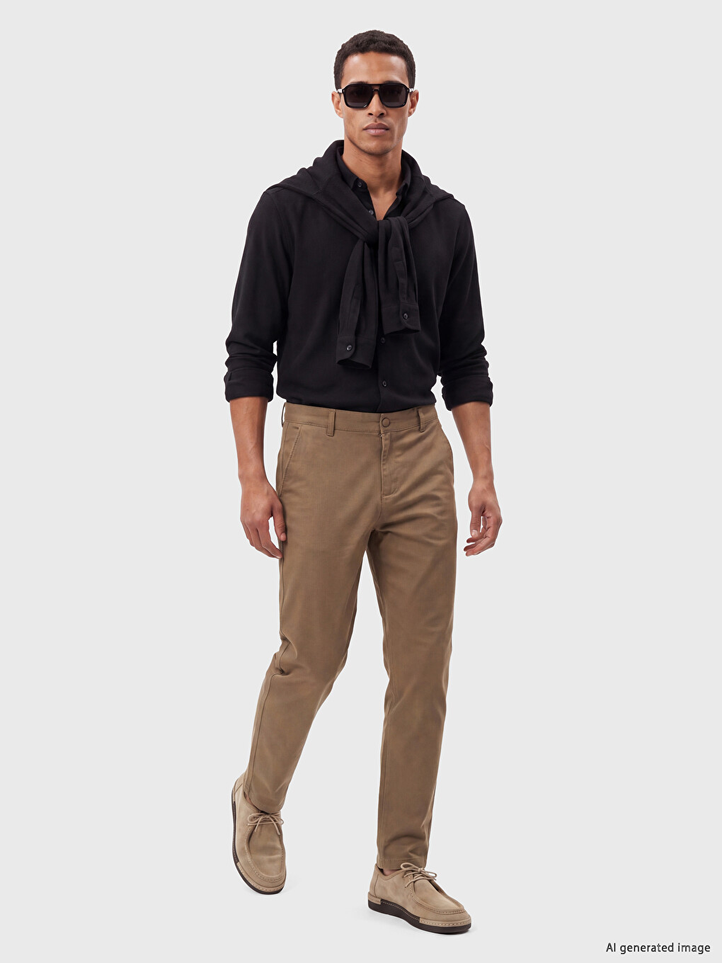 Man Brown Trousers