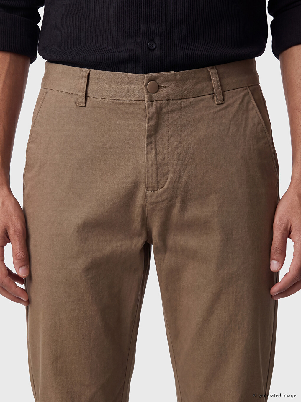 Man Brown Trousers-2