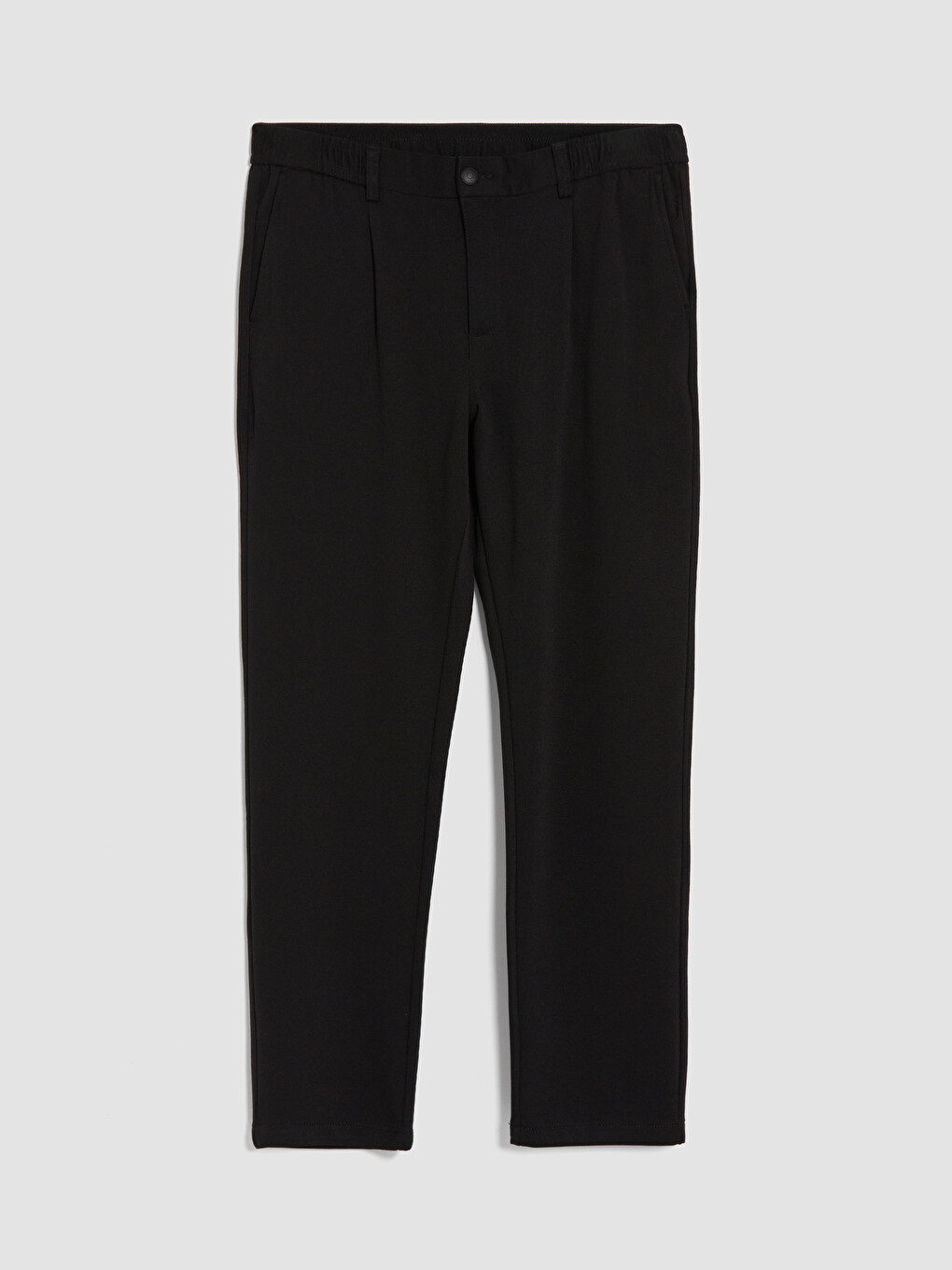 Slim Fit Pleated Men's Trousers-4